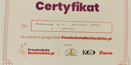 Bierzemy udział w akcji "Przedszkola bez owsików"