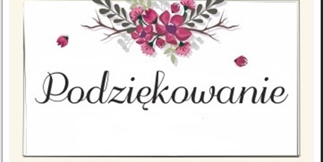 PODZIĘKOWANIA